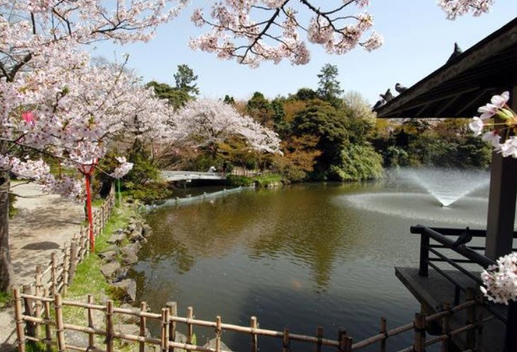 Takaoka Castle Ruins, Japan